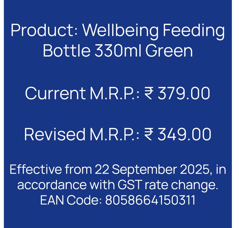 Well-Being Feeding Bottle (330ml, Fast) (Green) image number 9